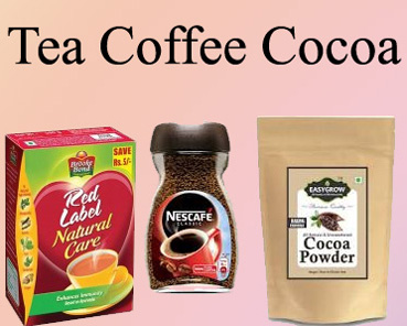Tea,Coffee and Cocoa